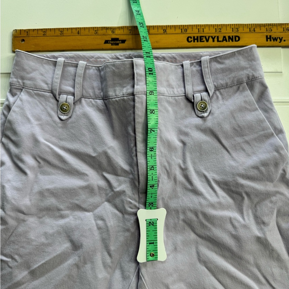 By Anthropologie The Essential Slim Purple Lavender Trousers Womens Size 4 - Picture 6 of 8